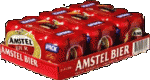 Promotie Amstel tray met 24 blikken van 33 cl